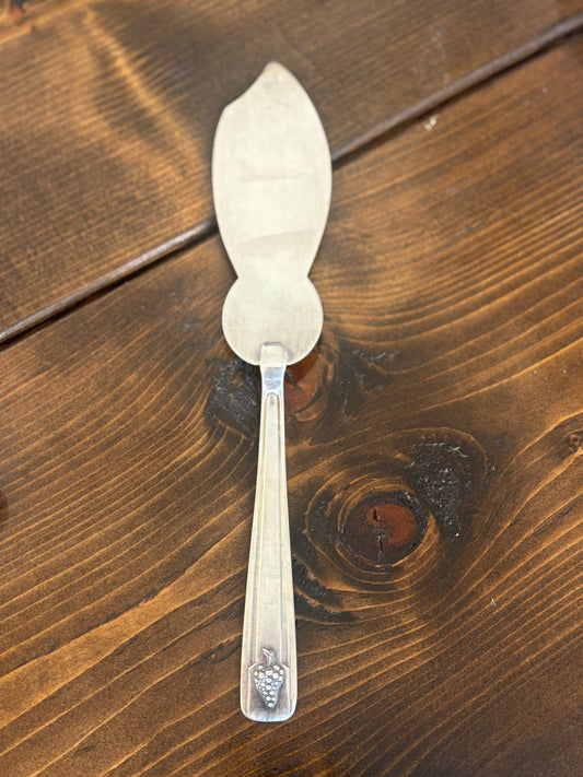 Cake server, silver plated