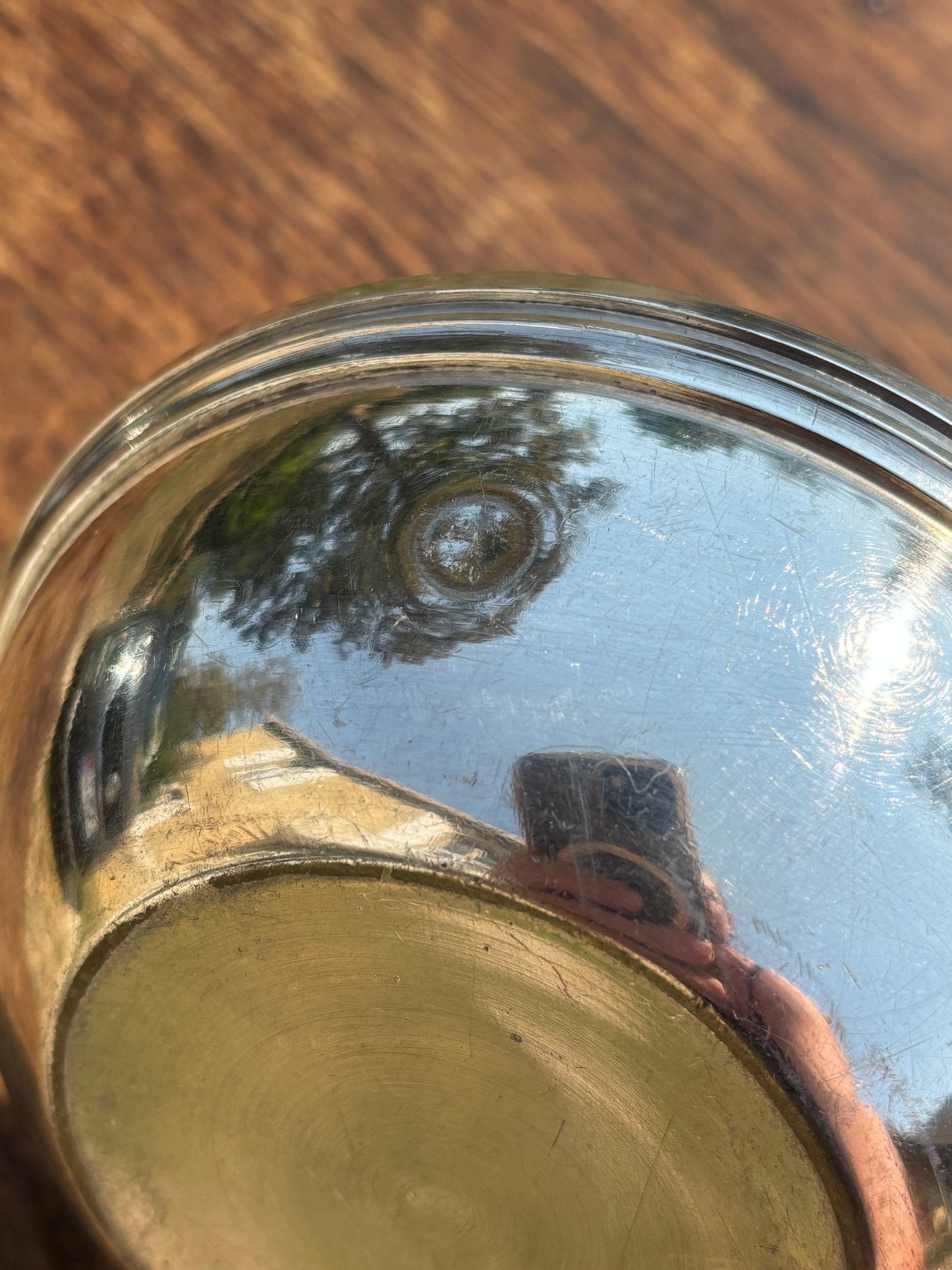 Small silver plated bowl