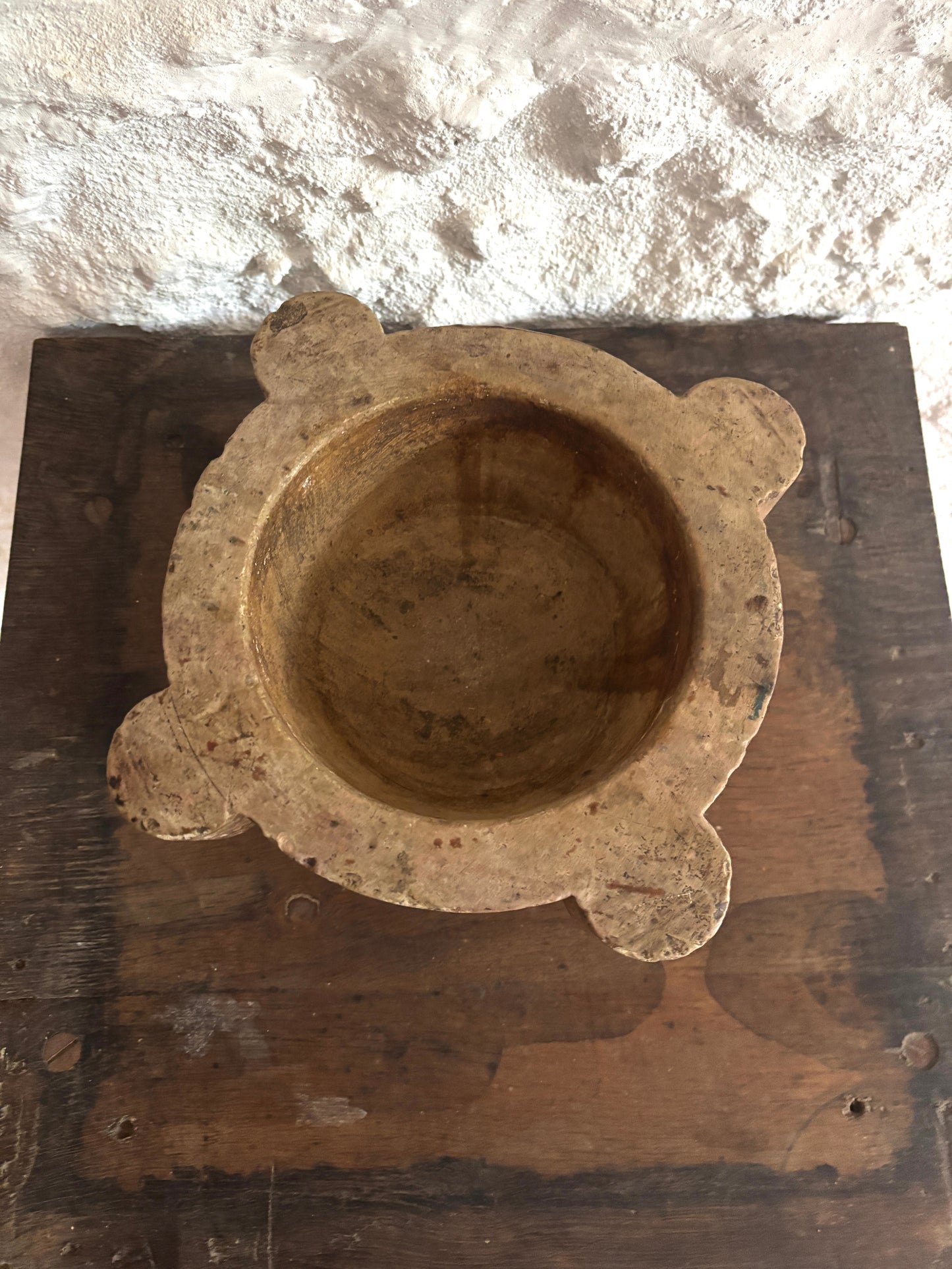 Mortar in stone