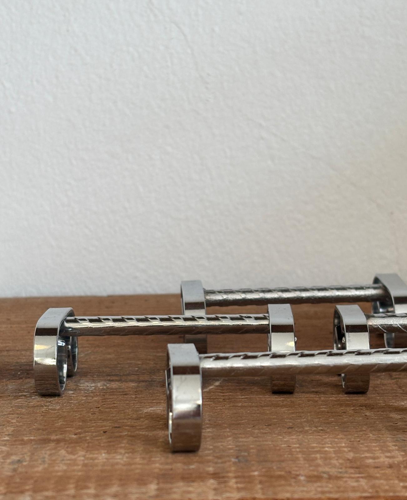 Bestikholder, krom - enkelt og elegant design