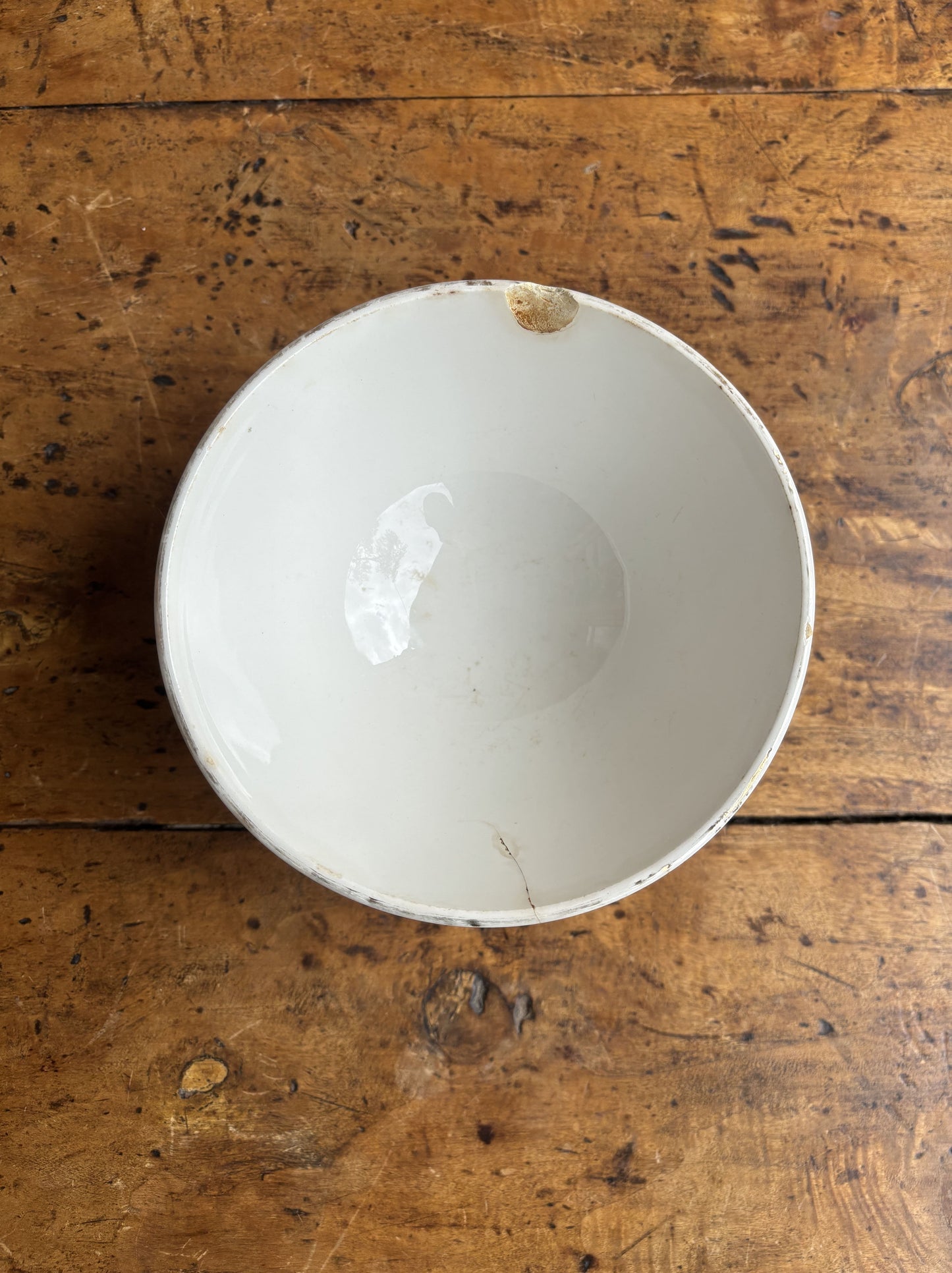 Cafe au lait bowl with roses