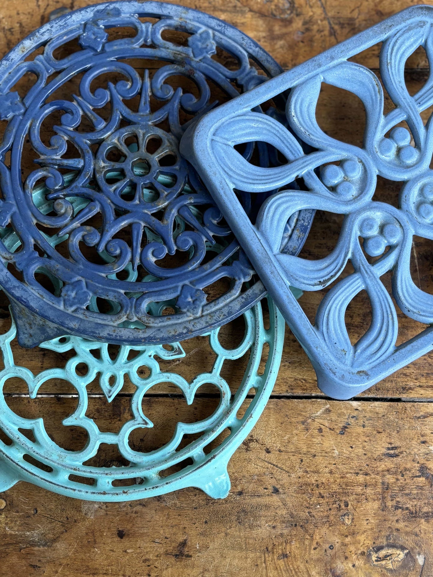 Cast iron coasters - various colors