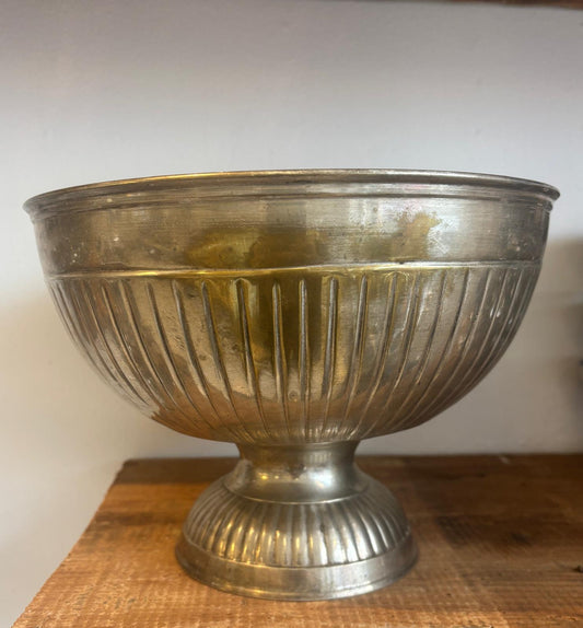 Champagne bowle eller køler, patineret