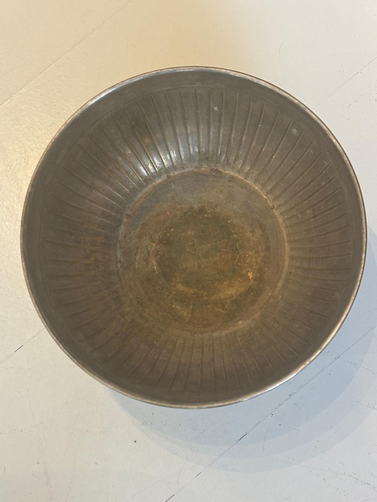 Champagne bowle eller køler, patineret