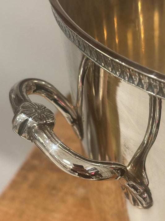 Champagnekøler pletsølv med fine detaljer