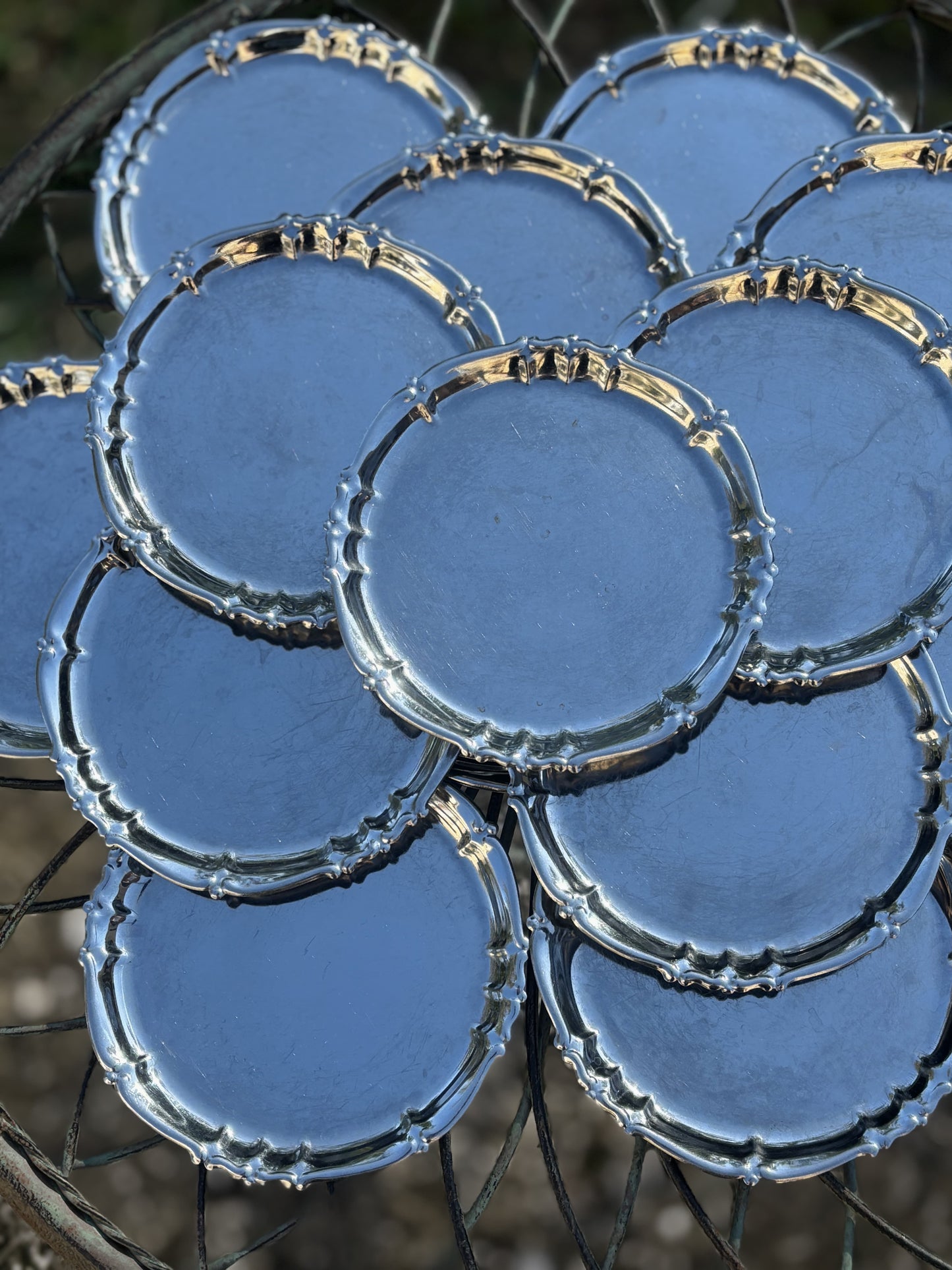 Coaster i stål Ø 10,5