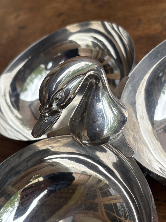 Aperitif coupelle med andehåndtag