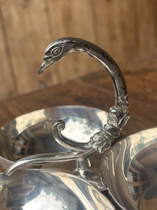 Coupelle aperitif med svane håndtag