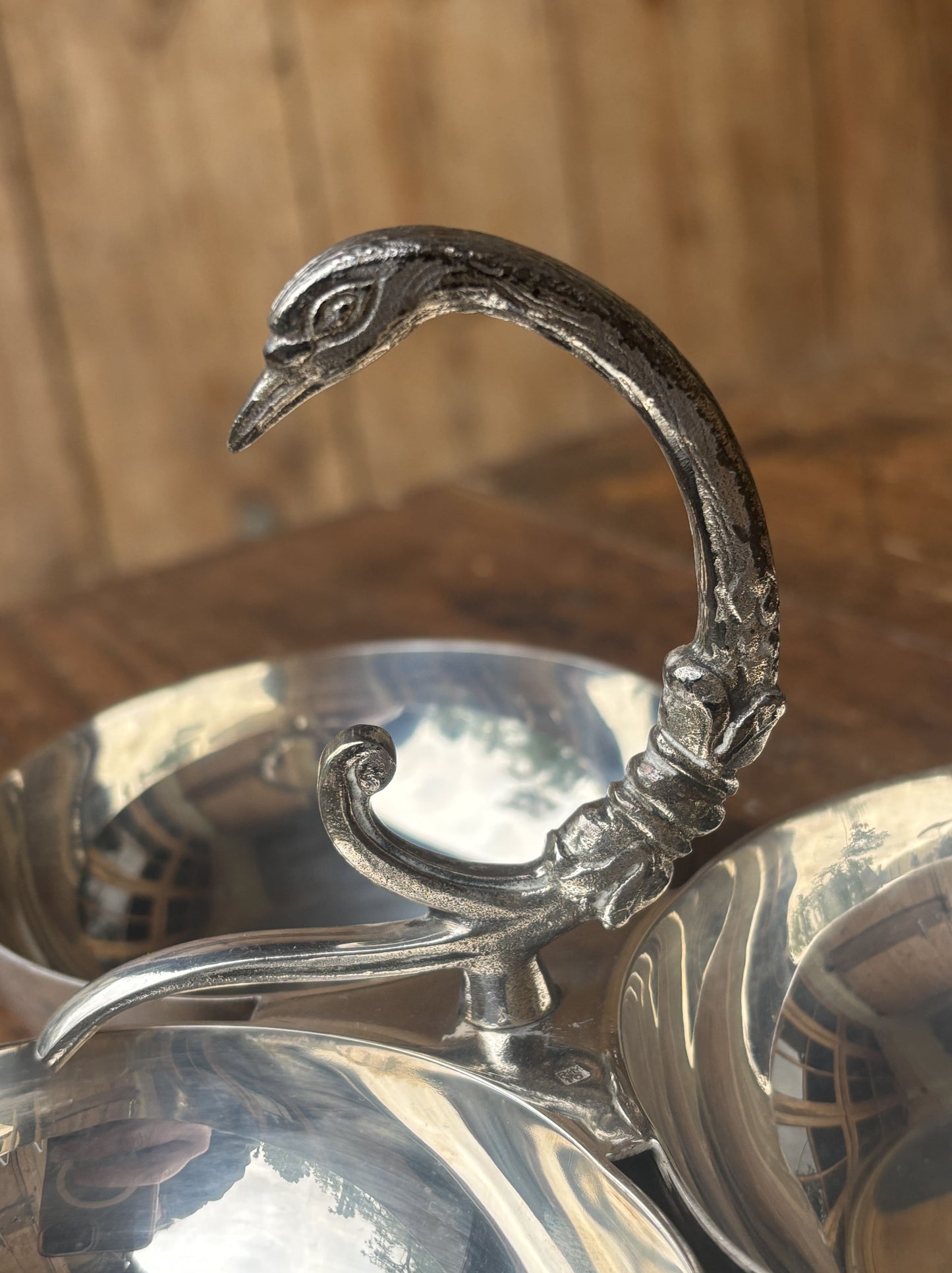 Coupelle aperitif med svane håndtag