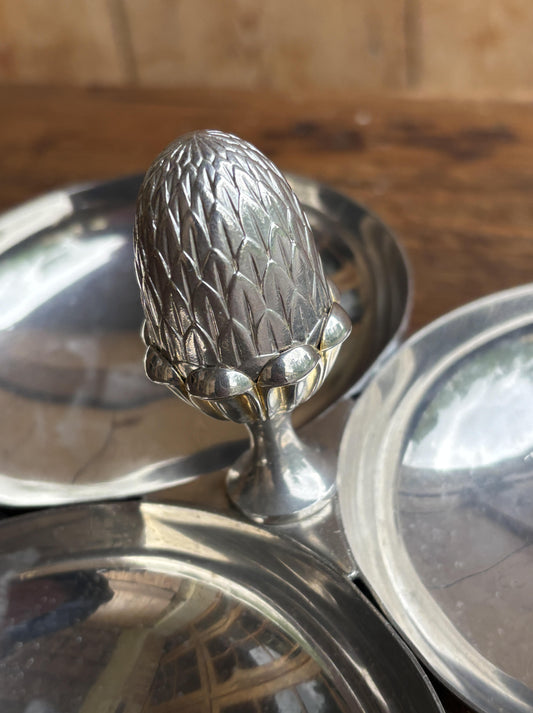 Aperitif coupelle med blomsterhåndtag