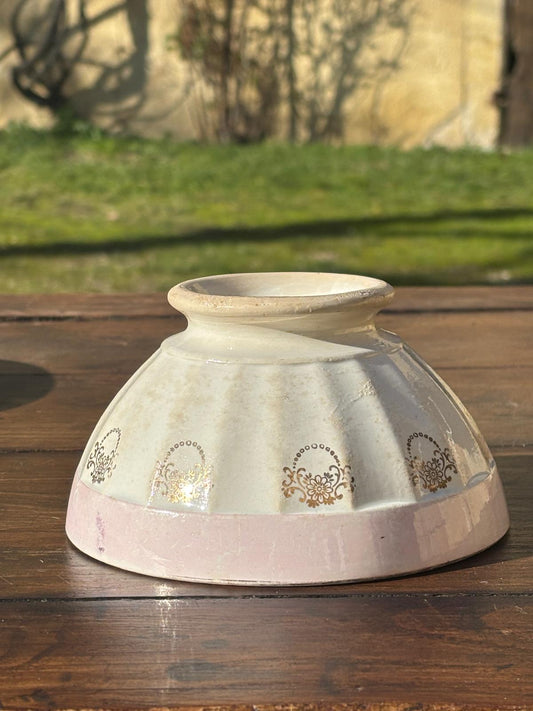 Digoin rosa cafe au lait bol