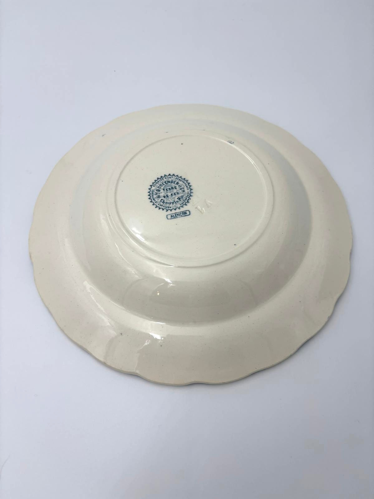 Dyb tallerken - Boulenger, Choisy le Roi