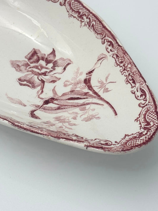 Sarreguemines ravier - model Fontanges