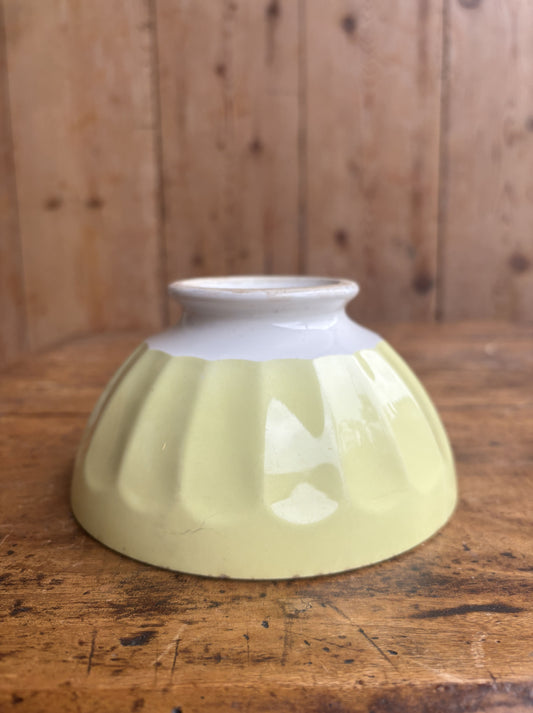 Yellow cafe au lait bowl from Moulin des Loups