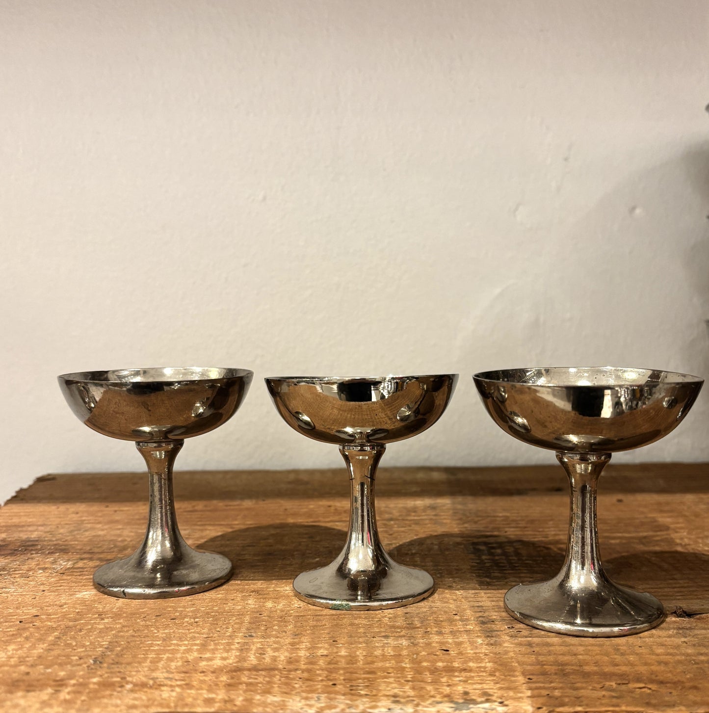 Tiny ice cream bowl, silverplated