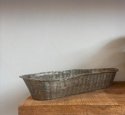 Lang fletkurv, forsølvet