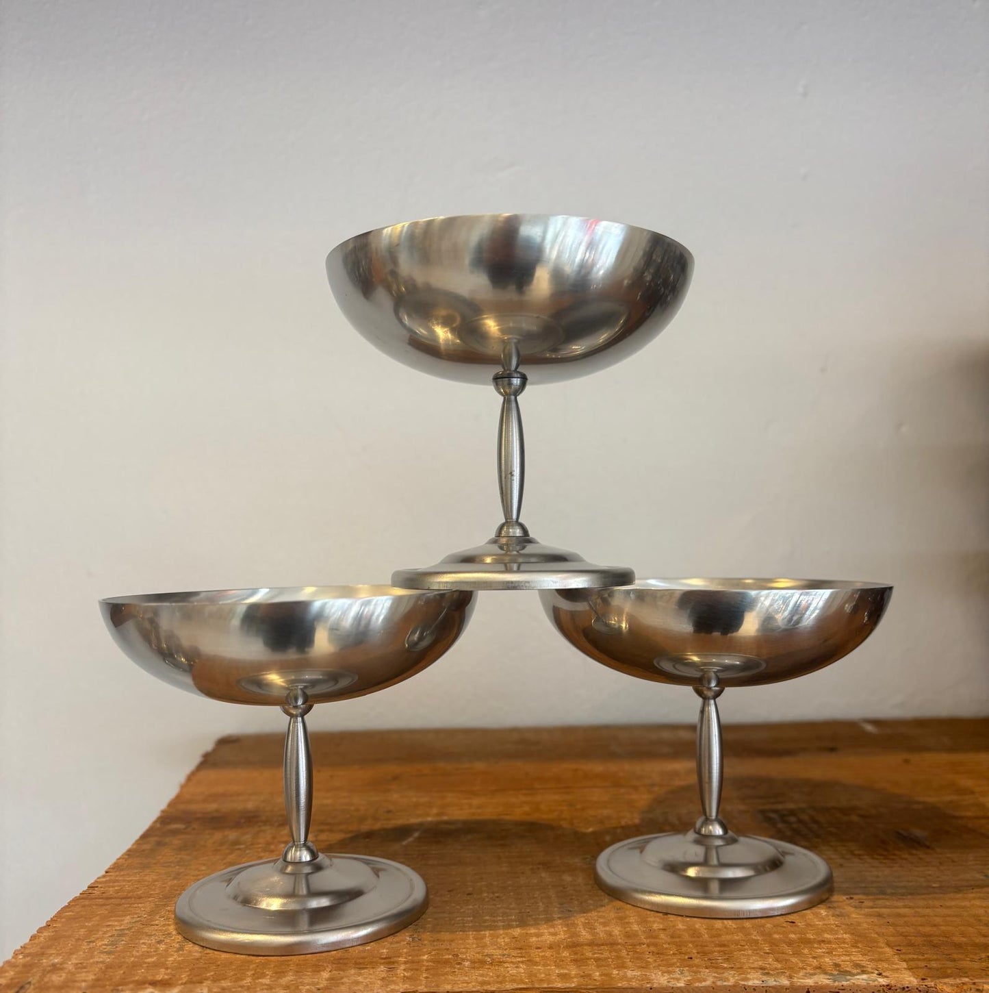 Let matteret stål isskål