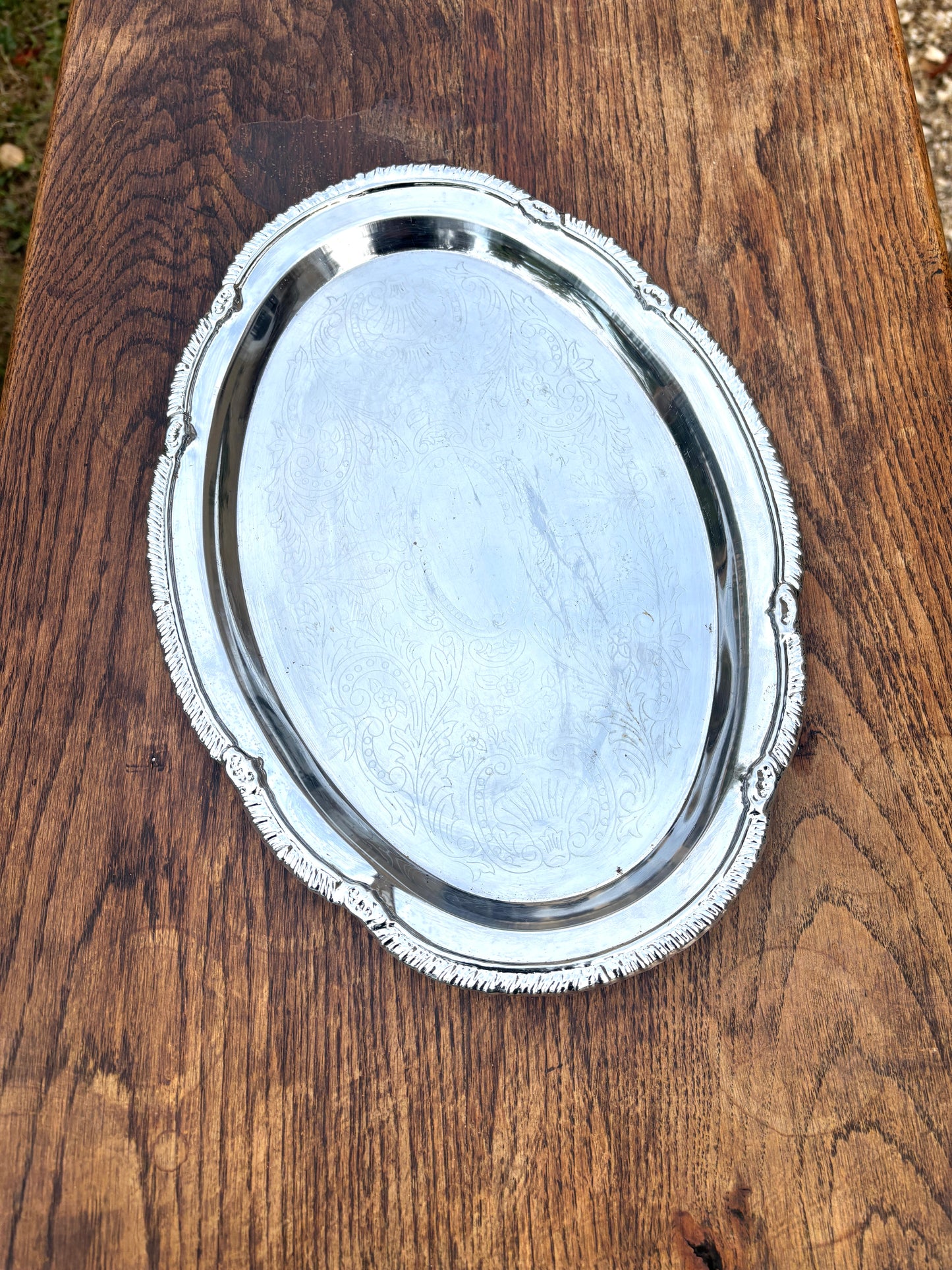 Small steel tray