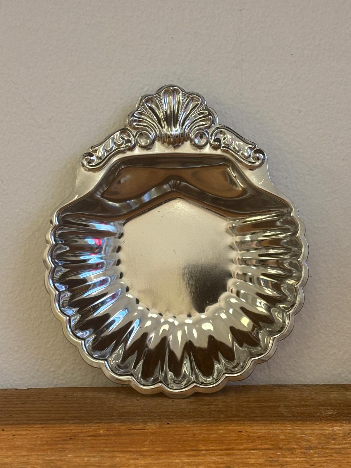 Stål musling i flot vintage stand