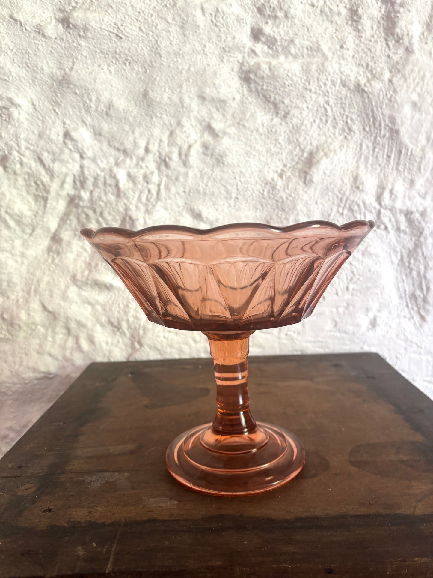 Glass centerpiece