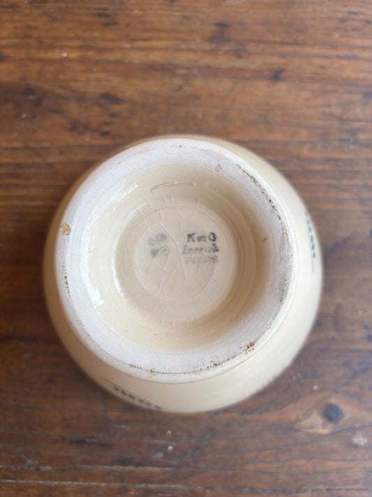 Patinated bowl - coffee bowl