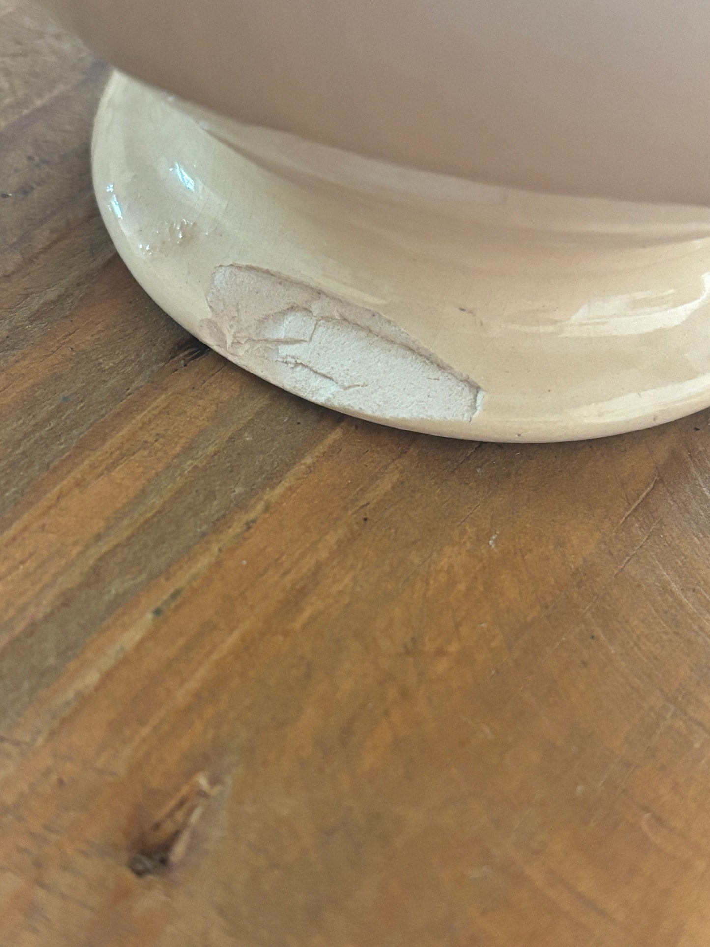 Patinated bowl - coffee bowl