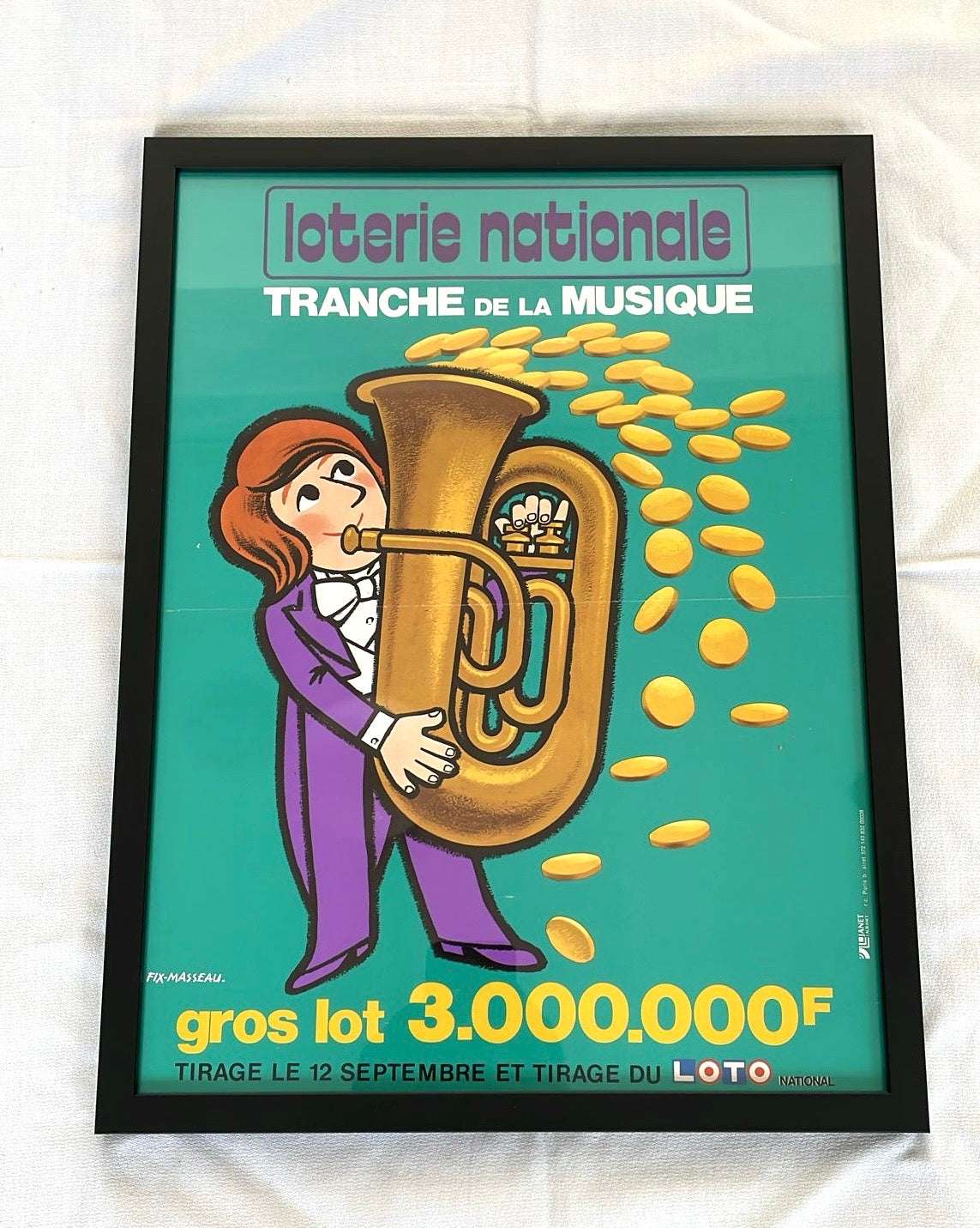 Plakat indrammet