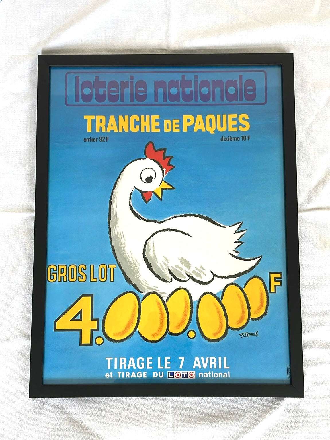 Plakat indrammet