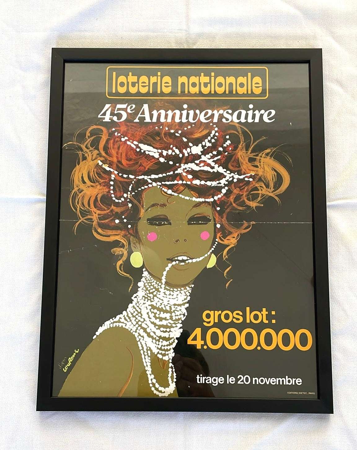 Plakat indrammet