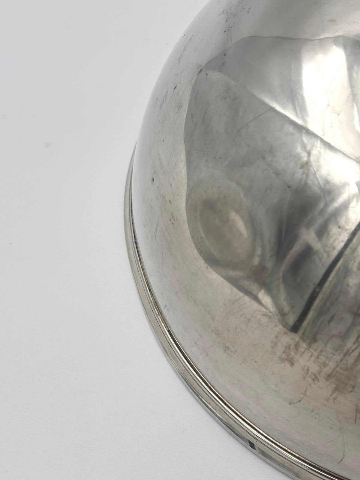 Serveringsklokke i pletsølv