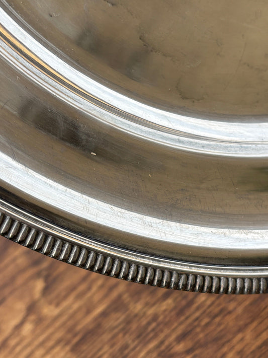Large silver plated tray