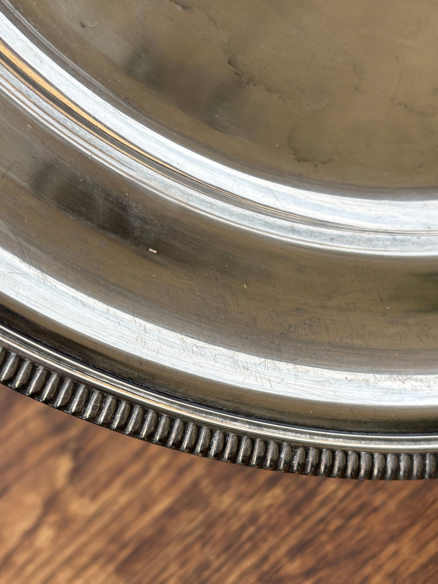 Large silver plated tray