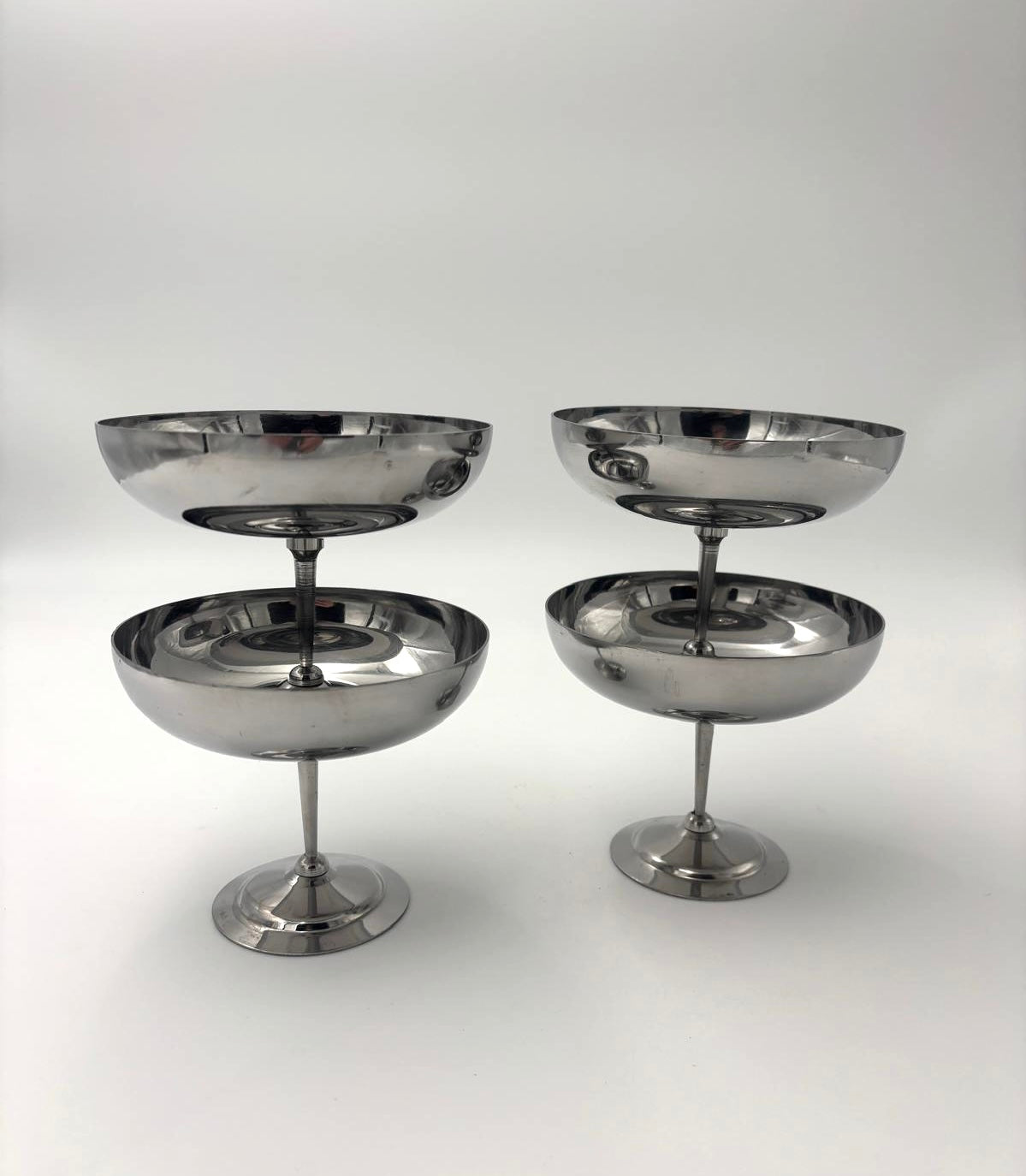 Stor isskål i stål