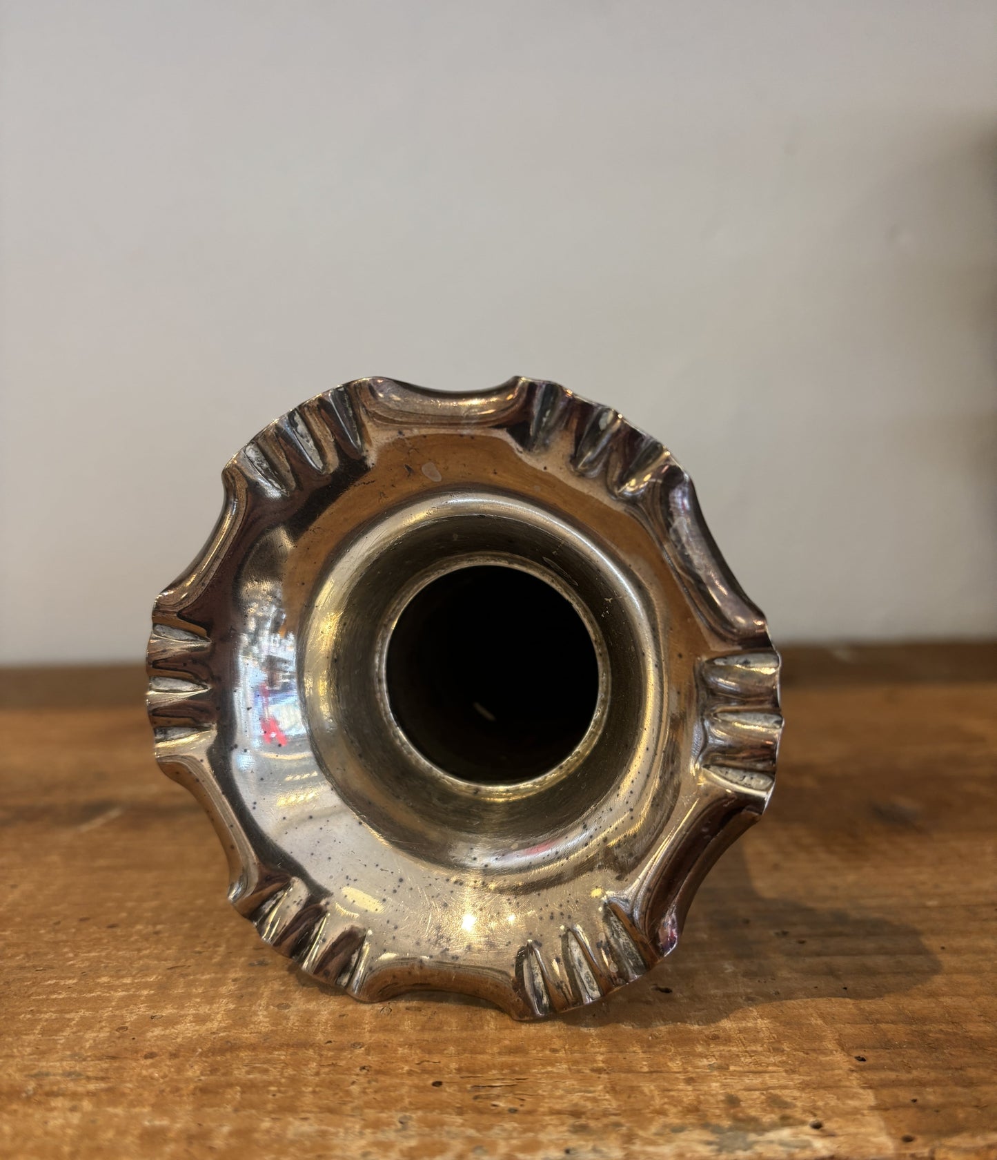 Felix Freres Metal Blanc vase