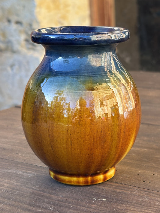 Vase i Vallauris stil - 11 cm høj