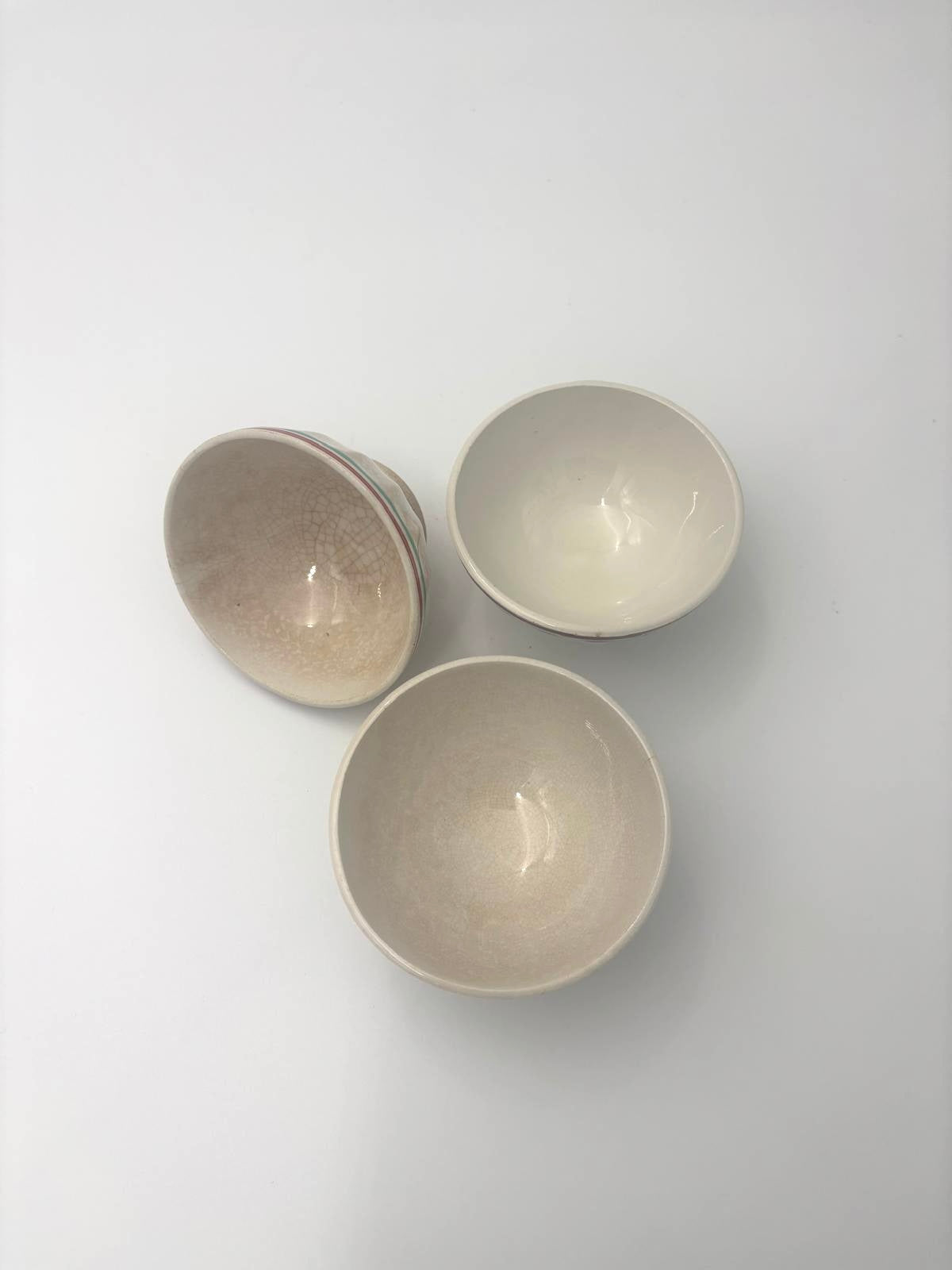 Små kaffebols med striber 