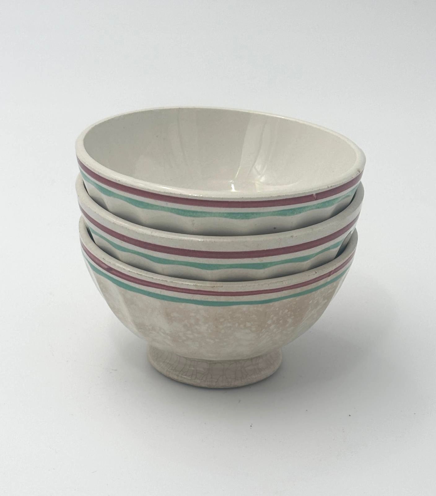 Små kaffebols med striber 