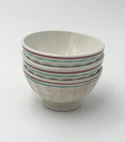 Små kaffebols med striber 