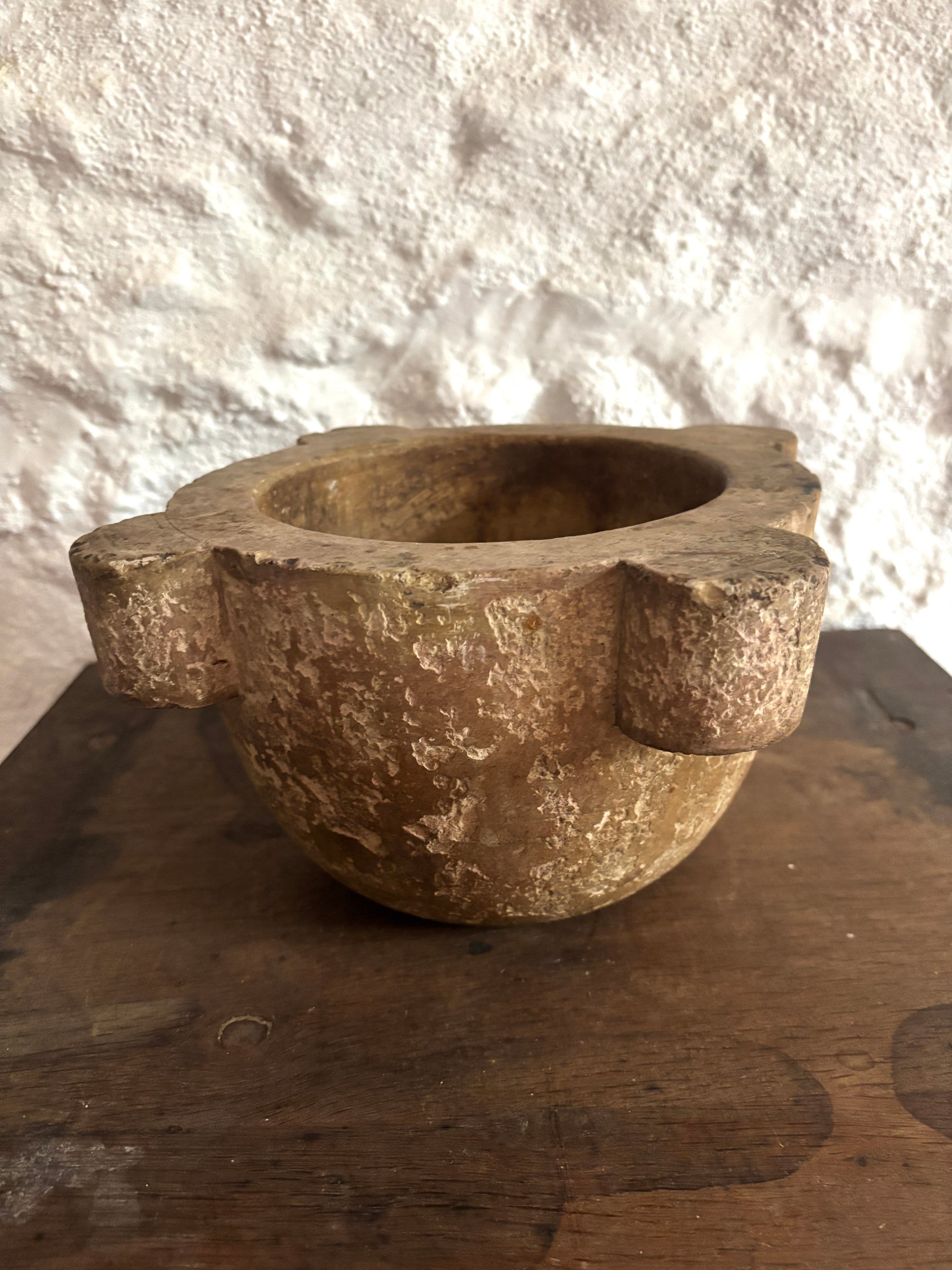 Mortar in stone