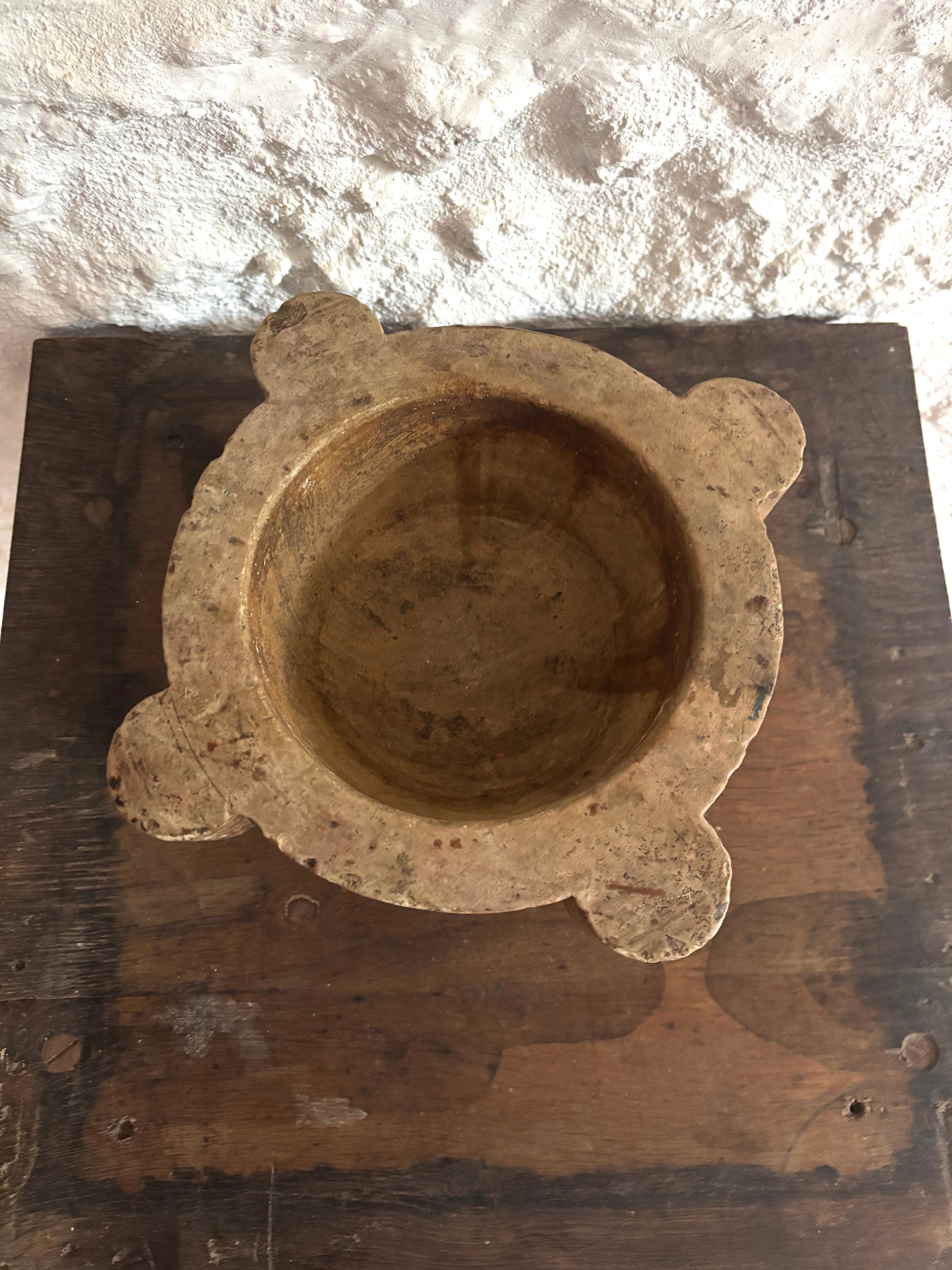 Mortar in stone