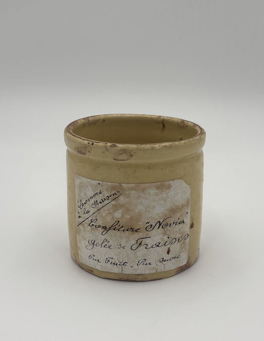 Novia Pot a marmalade med oprindelig mærkat