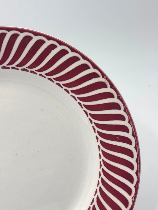 Tallerken Digoin Sarreguemines - modellen hedder Jacquot