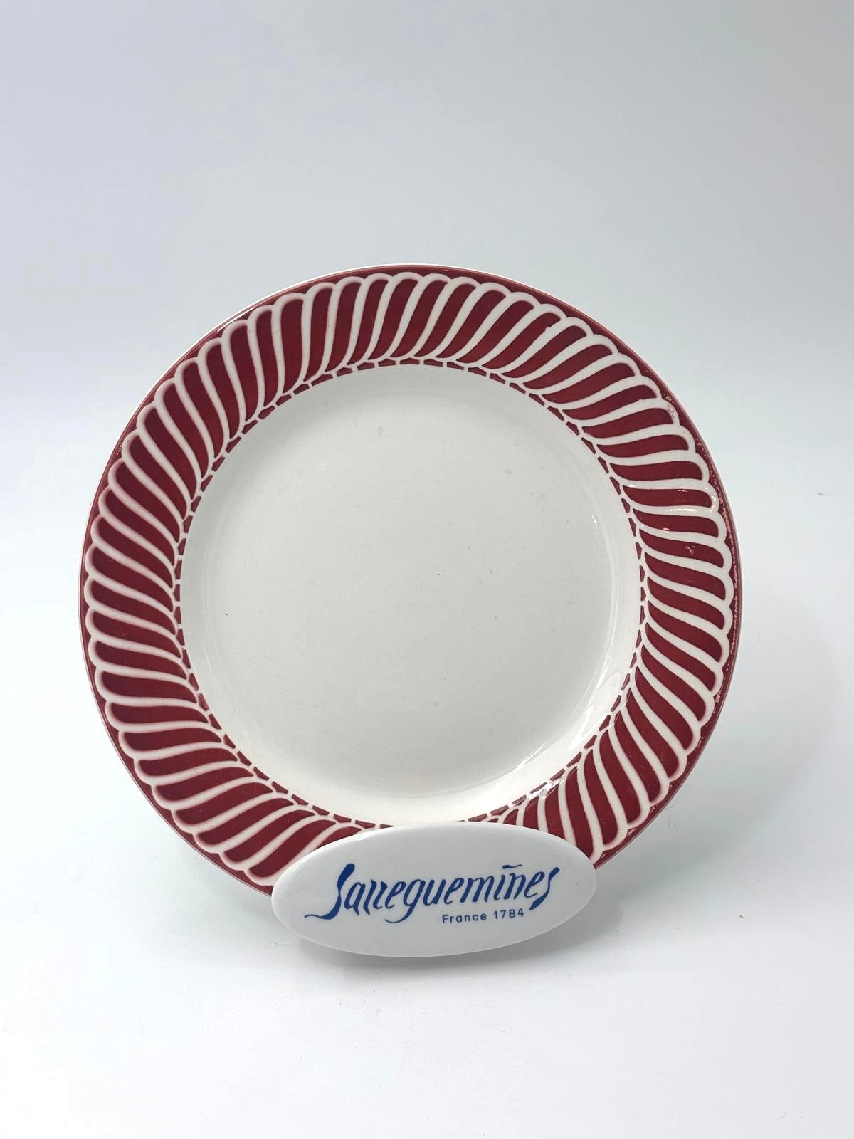 Tallerken Digoin Sarreguemines - modellen hedder Jacquot