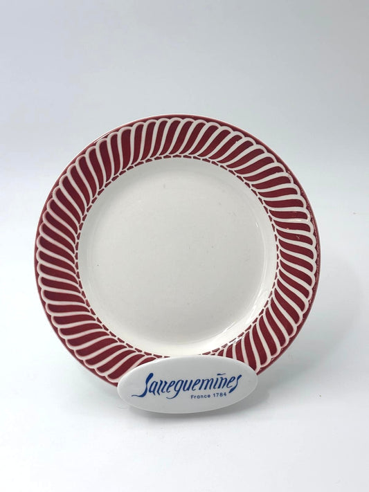 Tallerken Digoin Sarreguemines - modellen hedder Jacquot