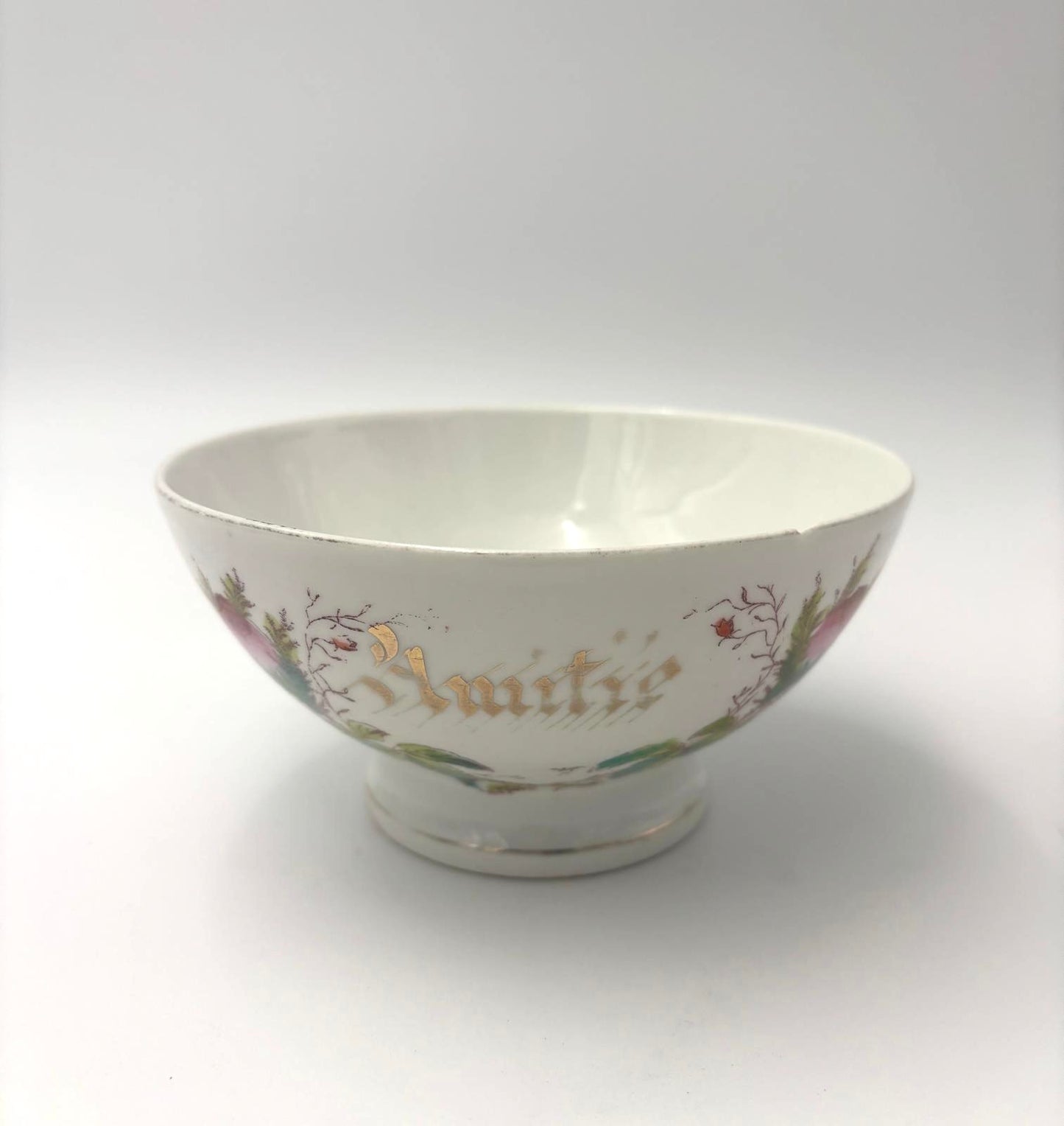 Kaffeskål - Cafe au Lait skål med teksten Amitié