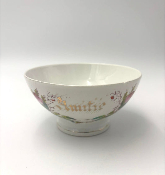 Kaffeskål - Cafe au Lait skål med teksten Amitié