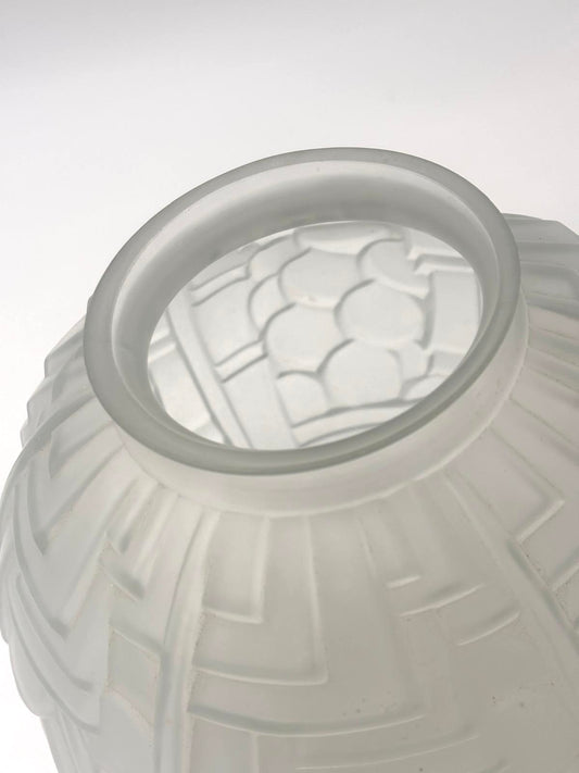 Art Deco boule vase