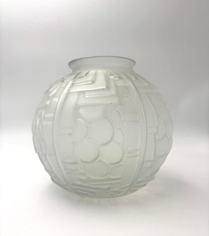 Art Deco boule vase