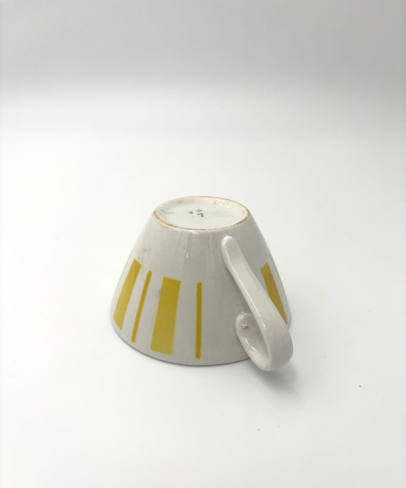 Badonviller kop - gule striber