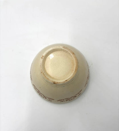 Beige cafe au lait bol